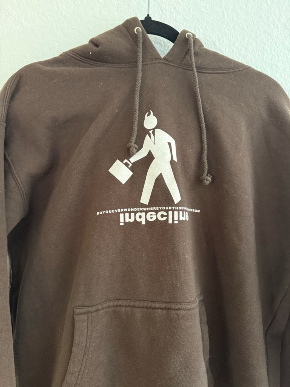 Y2K Indecline Hooded Sweatshirt - Casual Men’s Pullover - Picture 2 of 5